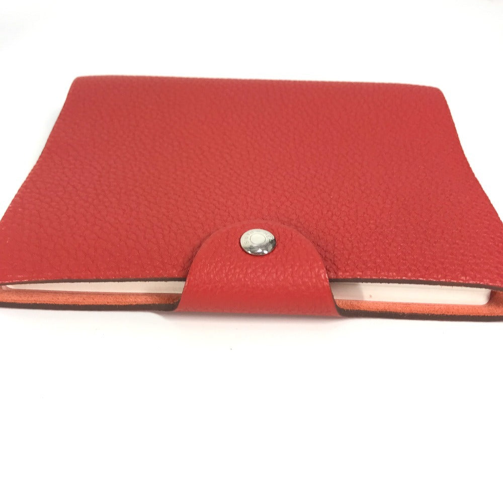 HERMES Note cover Togo Red Yuris PM Note Cover