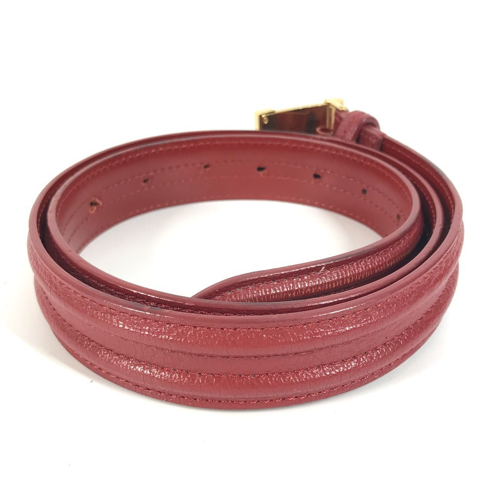 LOUIS VUITTON belt M9816U Suhari leather Red Suhari Santur Pandora 30MM 90