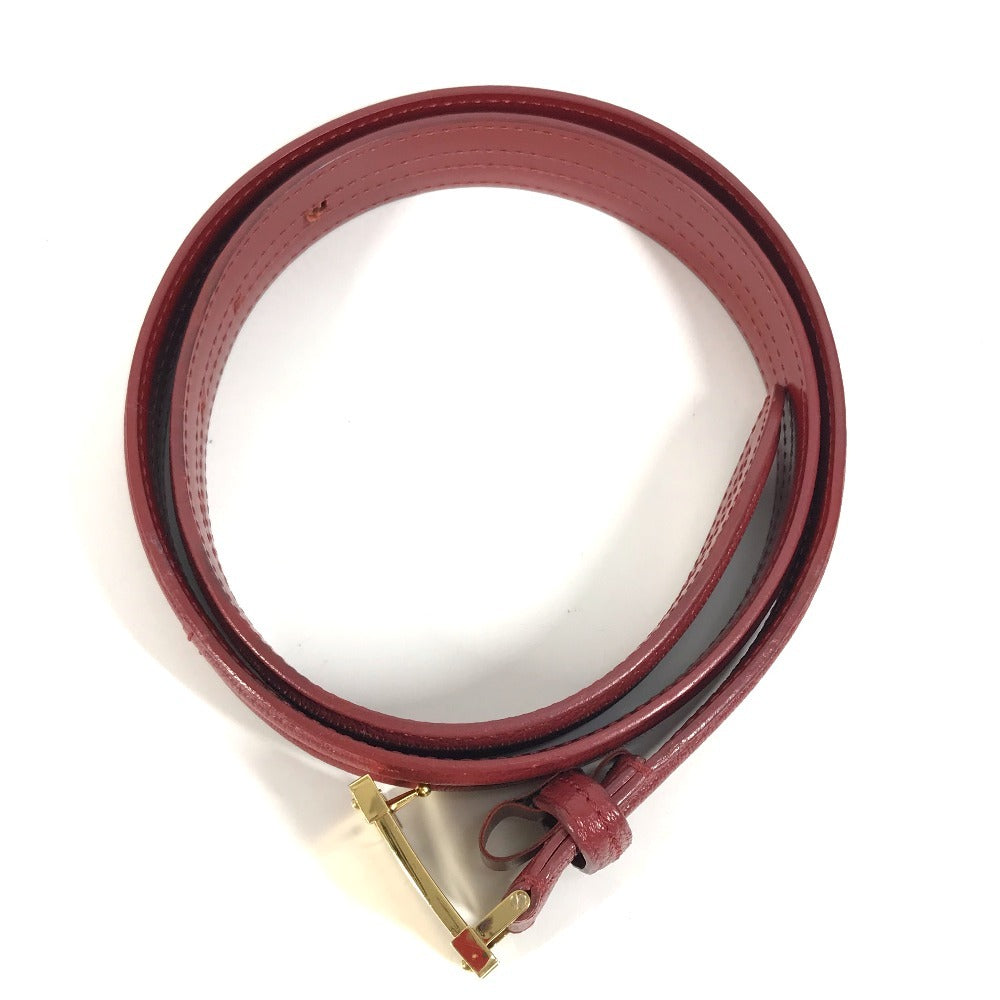 LOUIS VUITTON belt M9816U Suhari leather Red Suhari Santur Pandora 30MM 90