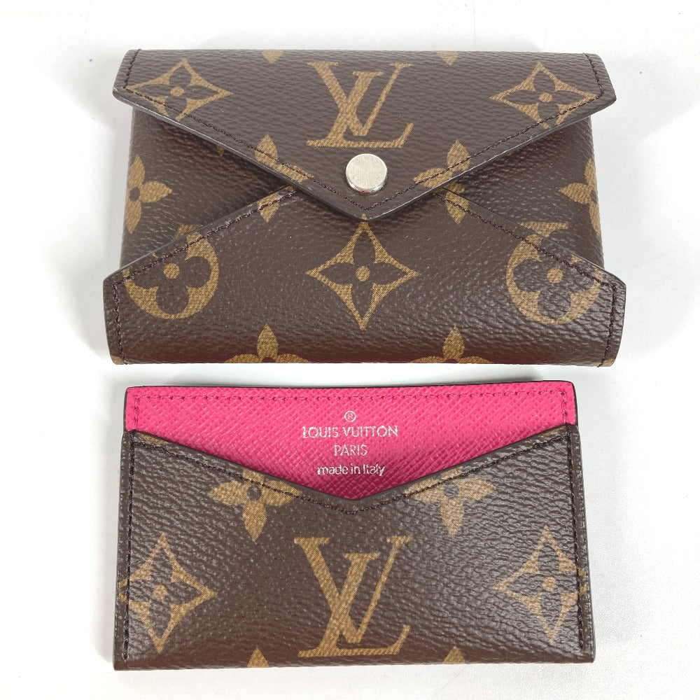 LOUIS VUITTON Card Case M12793 Monogram canvas pink Porto Cult Kirigami