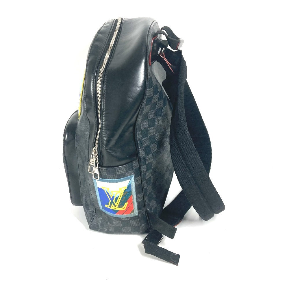 LOUIS VUITTON Backpack N40042 Damier Grafitto Canvas black Damier Graphite LV Alps Collection Backpack ÃÂ· Daypack