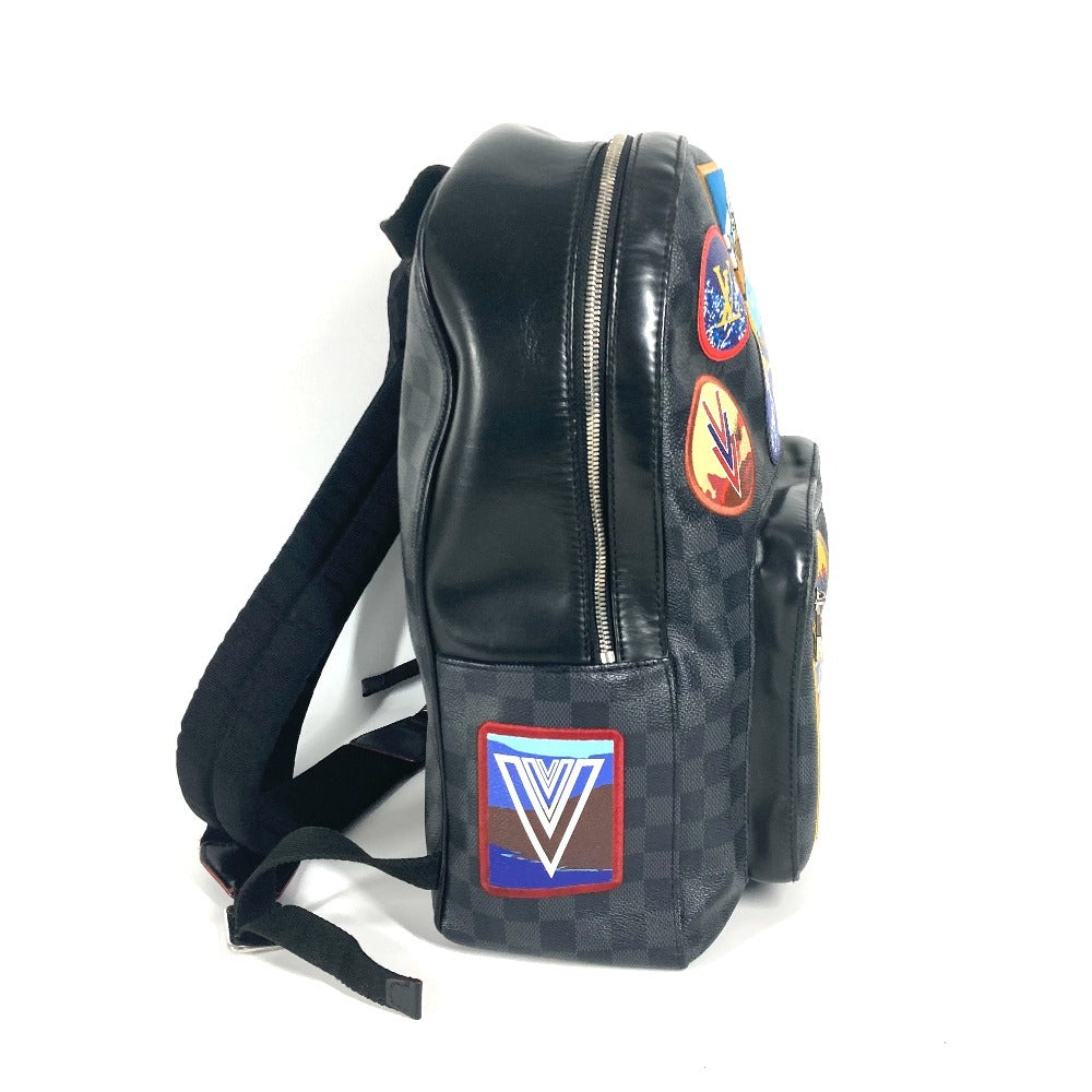 LOUIS VUITTON Backpack N40042 Damier Grafitto Canvas black Damier Graphite LV Alps Collection Backpack ÃÂ· Daypack