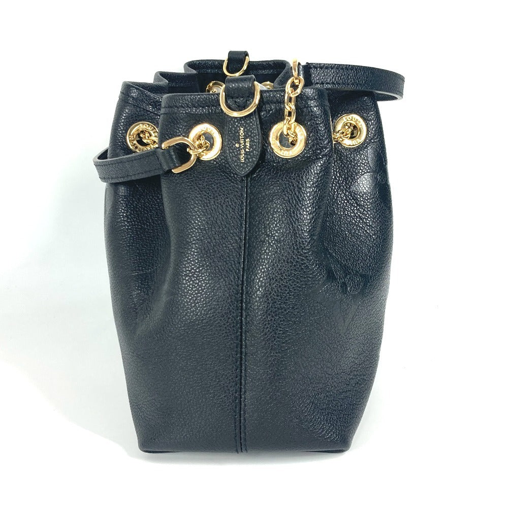 LOUIS VUITTON Shoulder Bag M47209 Monogram Ann Platt Leather black Monogram Ann Platt LV Bundle