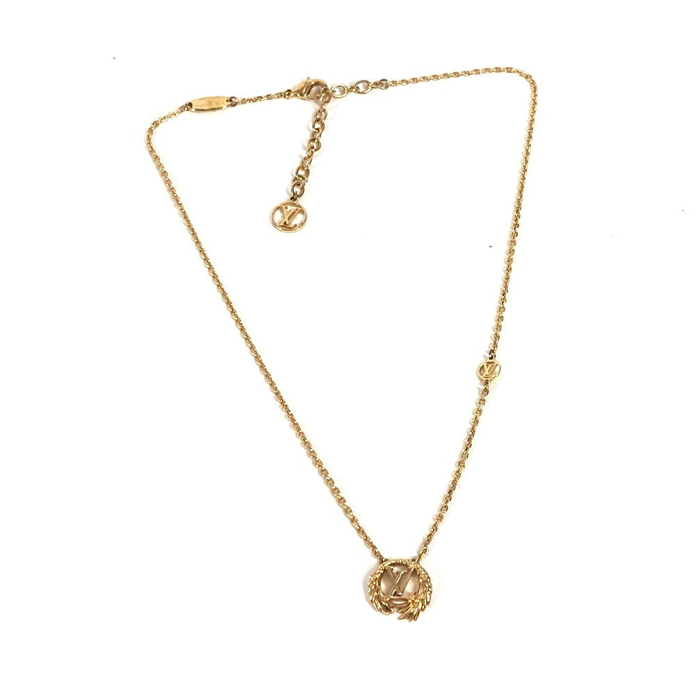 LOUIS VUITTON Necklace M64291 metal gold Collier LV Angel