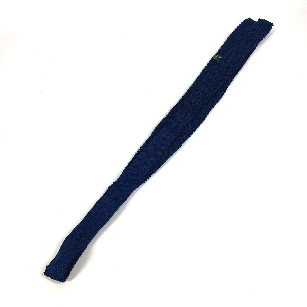 HERMES tie silk Navy H logo Knit tie Knit tie