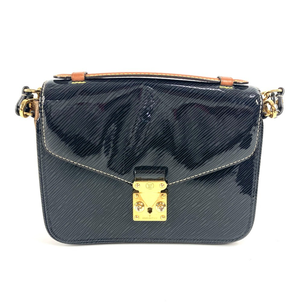 LOUIS VUITTON Shoulder Bag M54990 Monogram reverse canvas black Shiny Epi Monogram Reverse Pochette Metis MINI