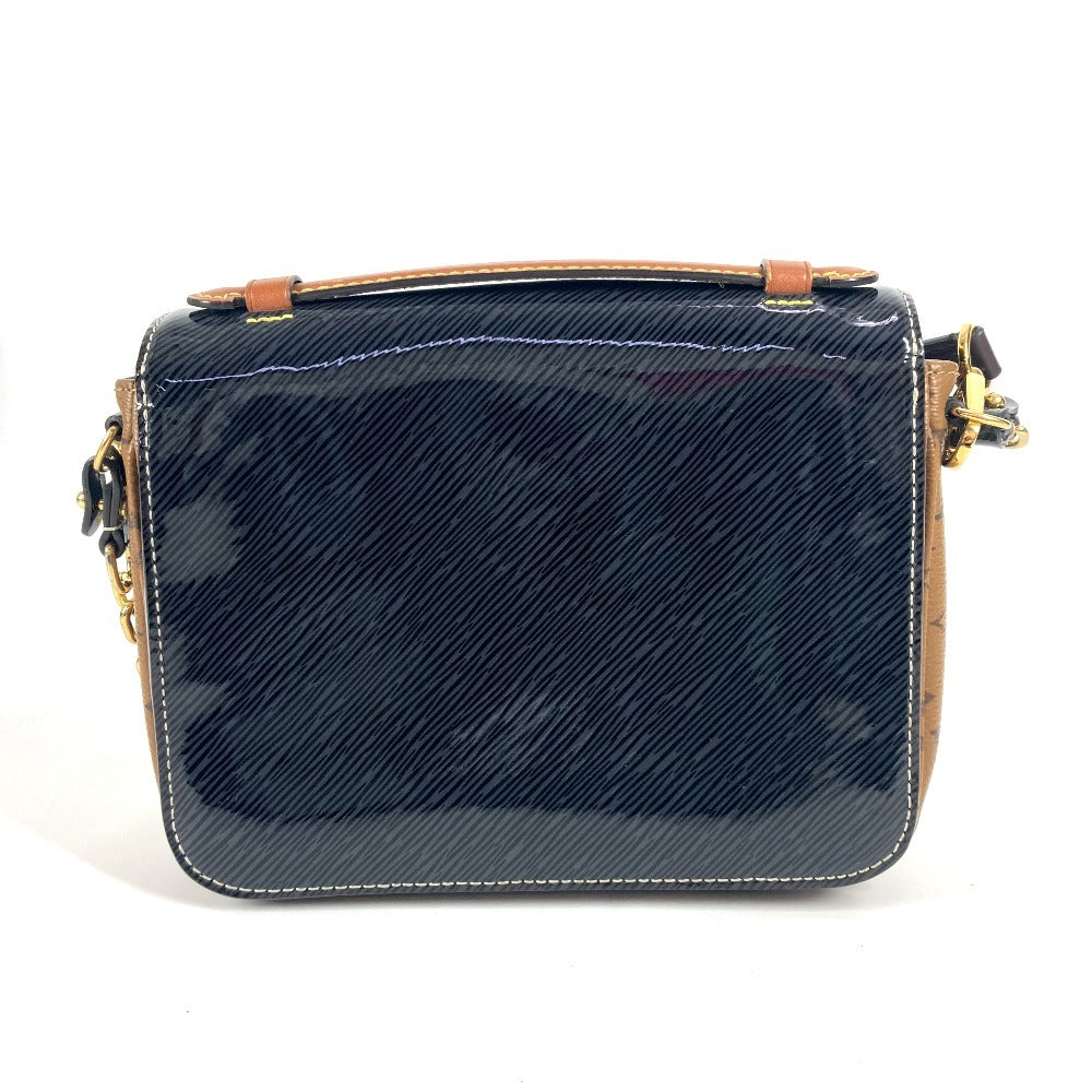 LOUIS VUITTON Shoulder Bag M54990 Monogram reverse canvas black Shiny Epi Monogram Reverse Pochette Metis MINI
