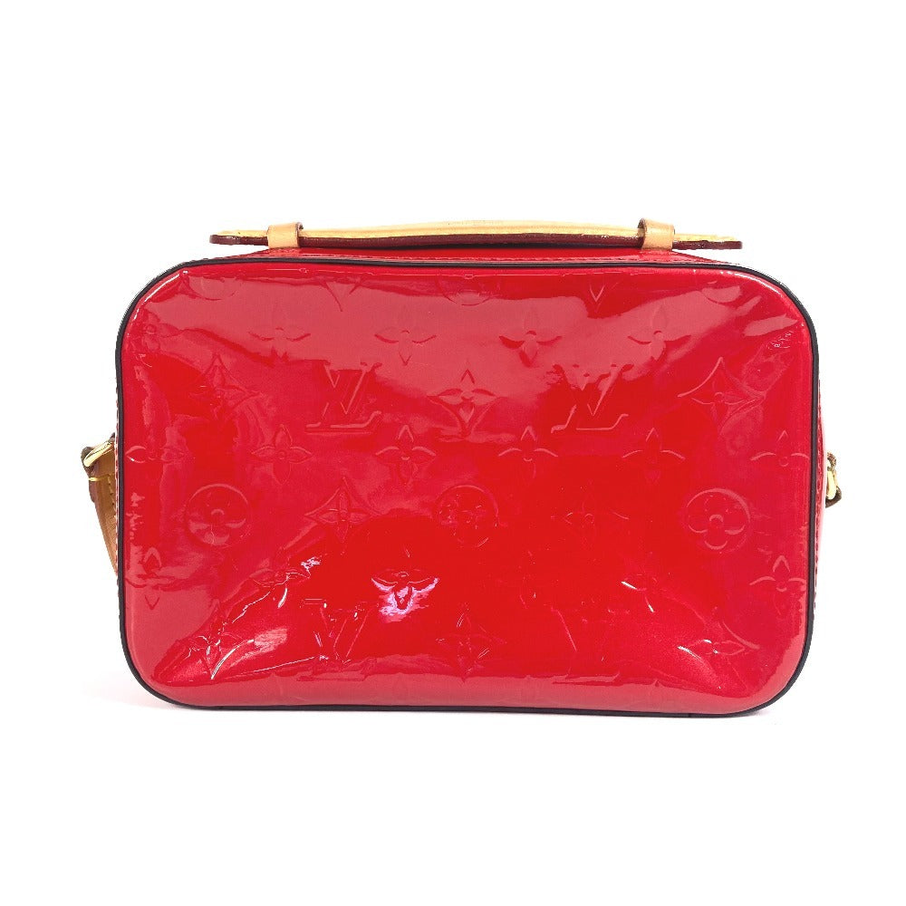 LOUIS VUITTON Shoulder Bag M90368 Monogram Vernis Canvas Red Monogram Vernis Santa Monica