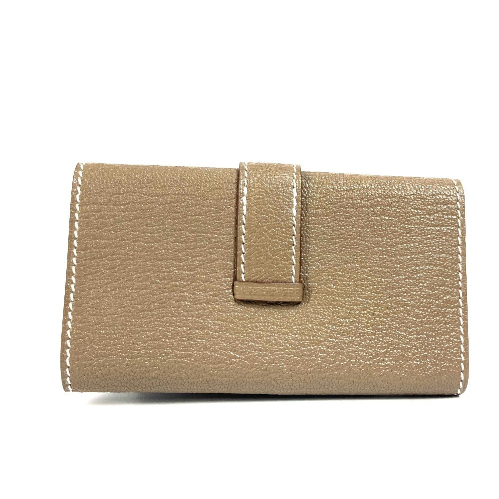 HERMES Key case Key holder  Shave Gray type Bearn 4P 4-row