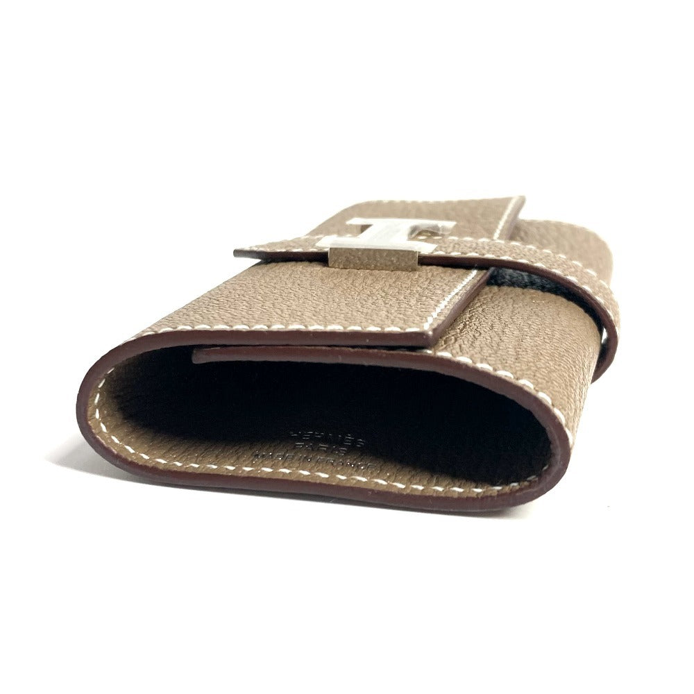 HERMES Key case Key holder  Shave Gray type Bearn 4P 4-row