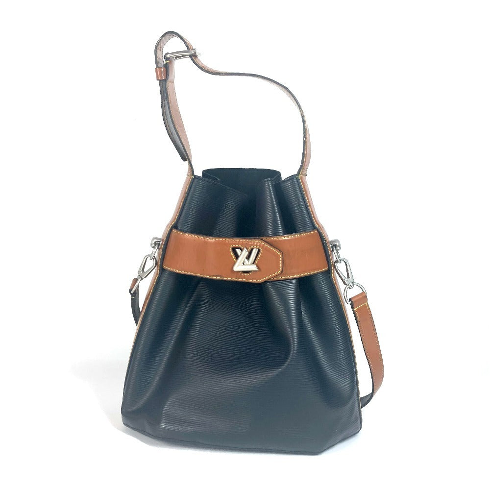 LOUIS VUITTON Shoulder Bag M52804 Epi Leather black Epi by color Twist Bucket