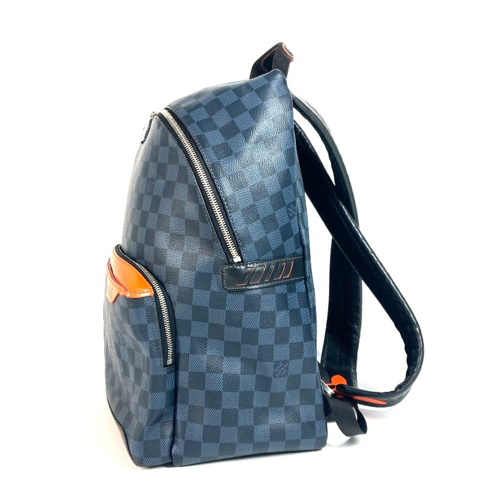 LOUIS VUITTON Backpack N40157 Damier Cobalt Canvas Navy Damier Cobalt Discovery backpack
