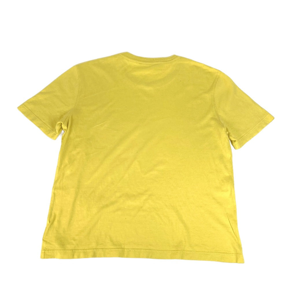 LOUIS VUITTON Short sleeve T-shirt cotton yellow logo LV circle L