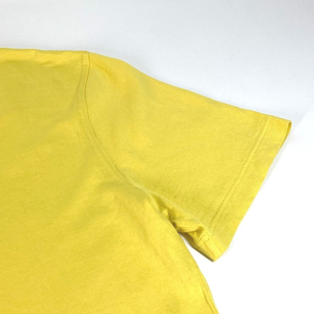 LOUIS VUITTON Short sleeve T-shirt cotton yellow logo LV circle L