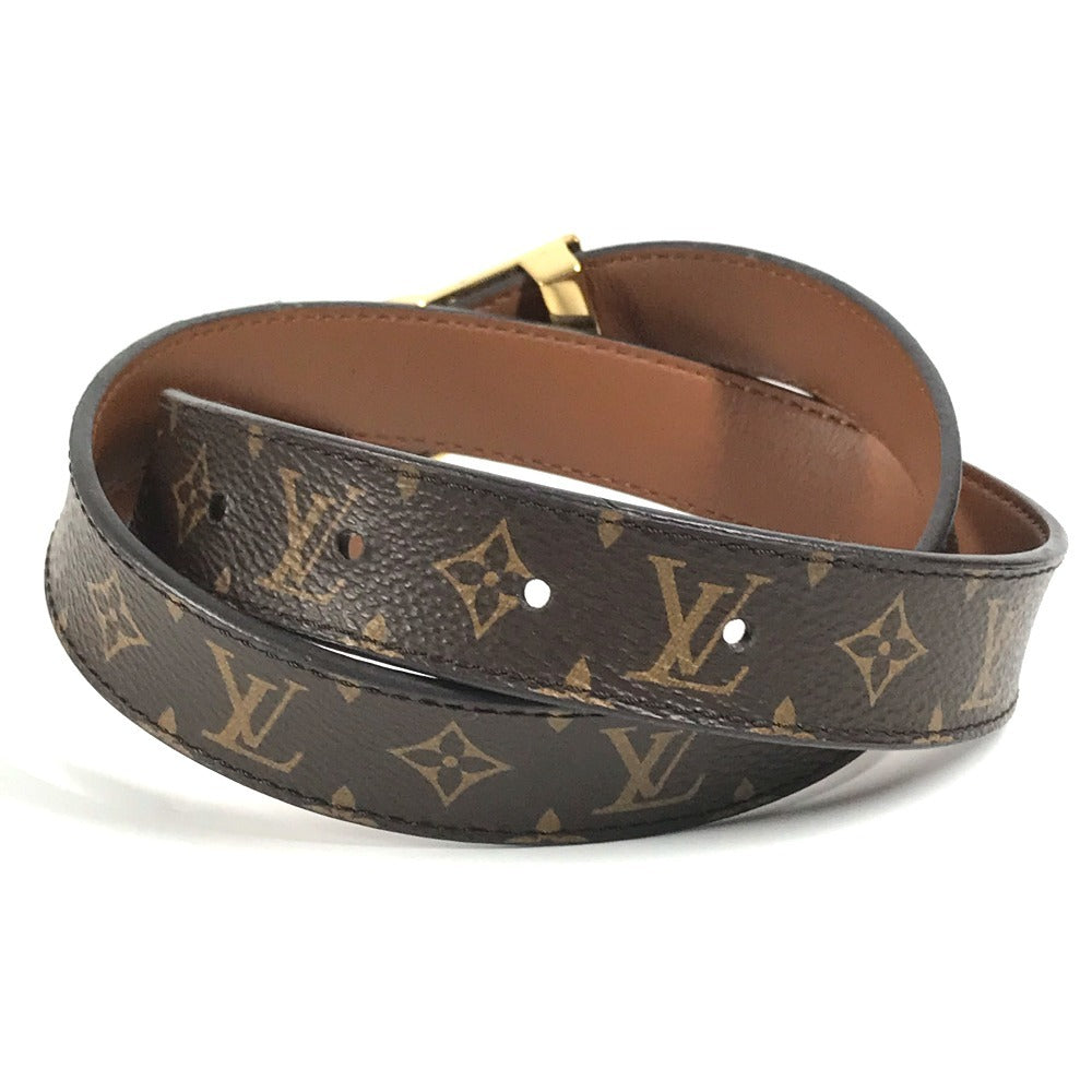LOUIS VUITTON belt M0196Y Monogram canvas Brown Monogram 25mm Reversible Dauphine Belt 80