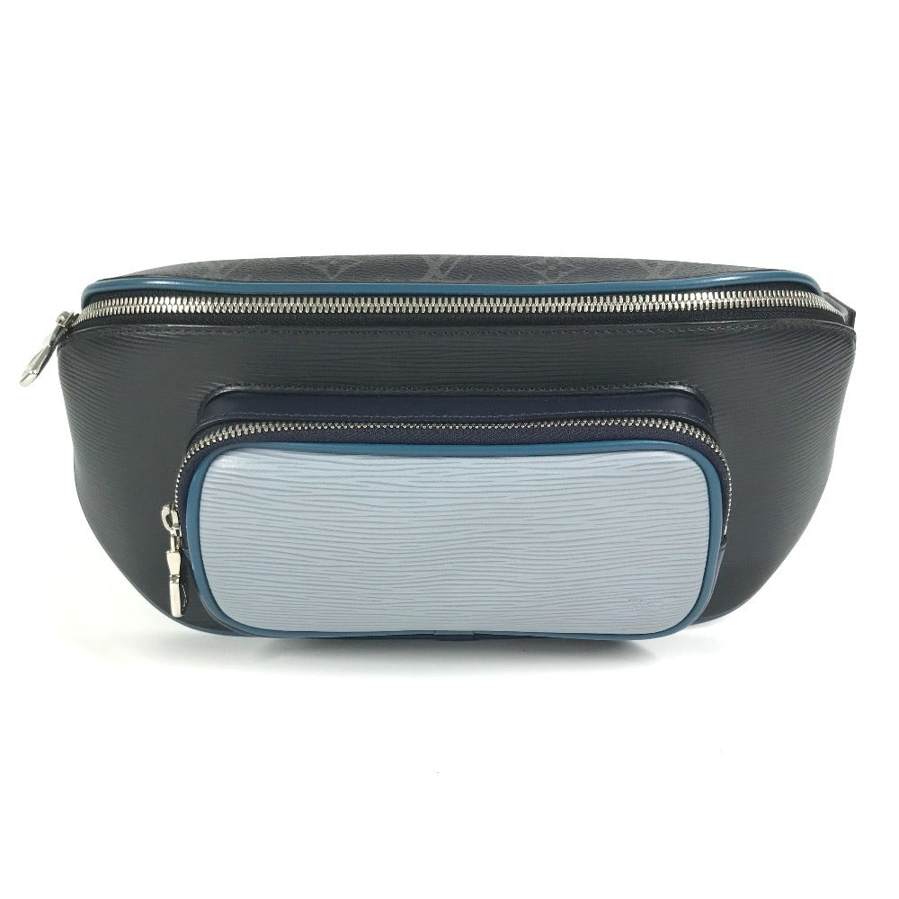 LOUIS VUITTON Sling bag M53420 Epi Leather, Monogram Eclipse Canvas Navy Epi Monogram Eclipse Bum bag
