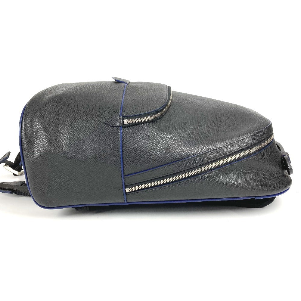 LOUIS VUITTON Backpack M32734 Taiga Leather black Taiga Anton