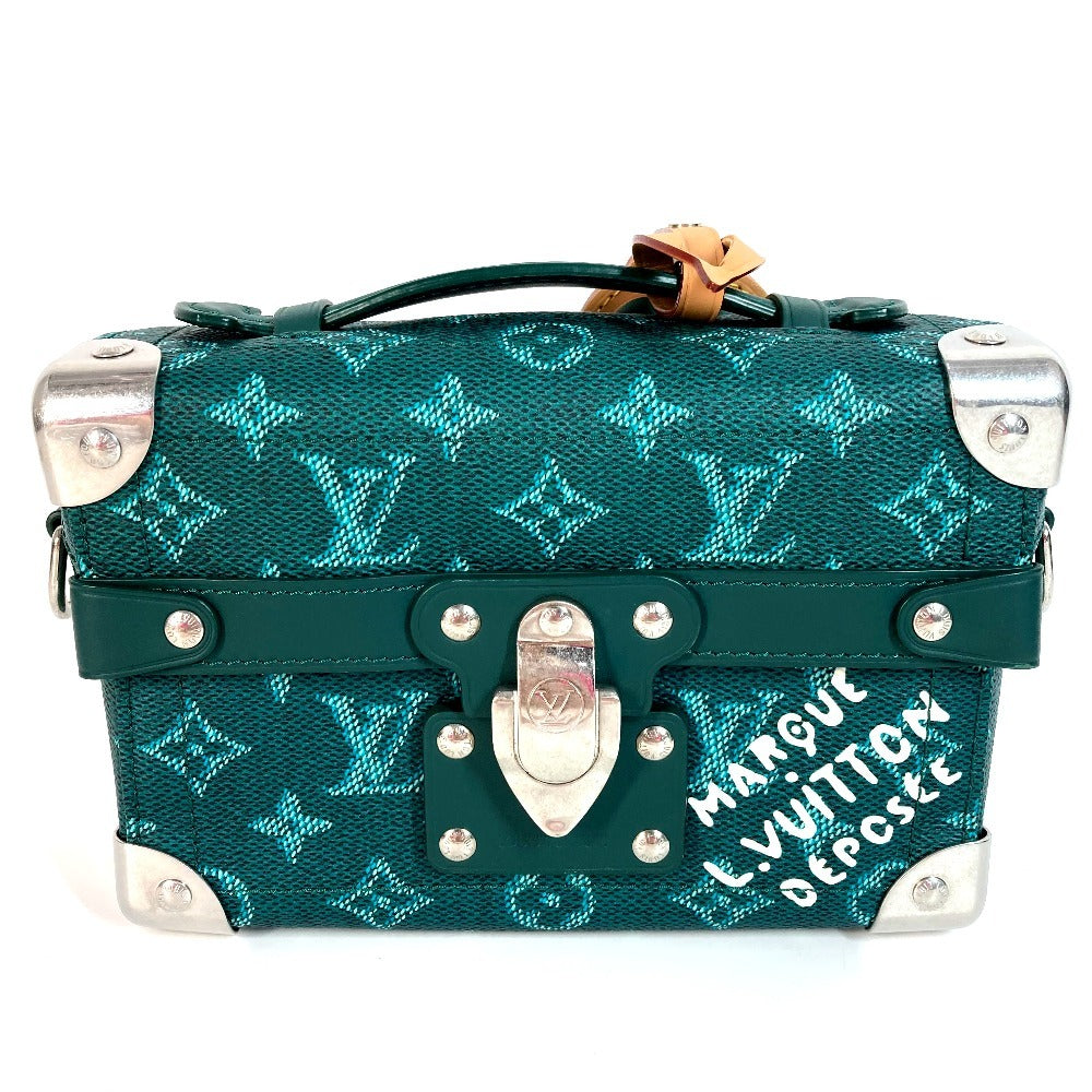 LOUIS VUITTON Handbag M12686 Leather, Monogram Heritage Canvas green Monogram Heritage Pharrell Williams Soul Trunk