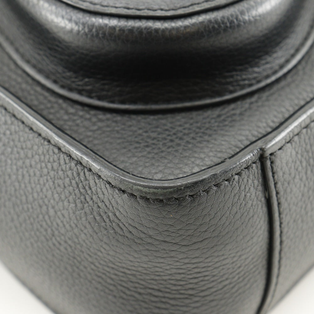 Christian Dior Handbag Calfskin black 2WAYShoulder Bag Saddle Mini Tote Women