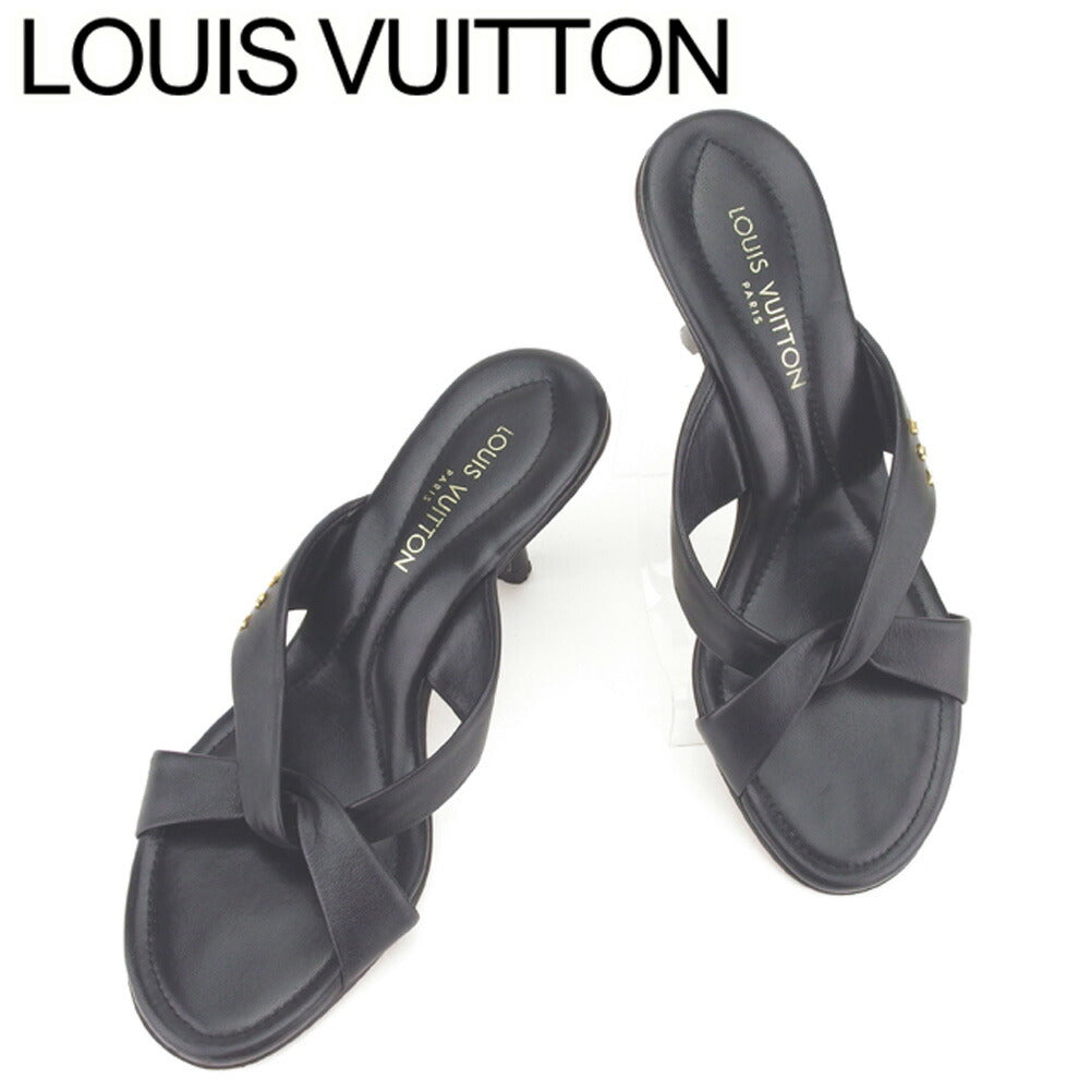 LOUIS VUITTON Sandals black 34