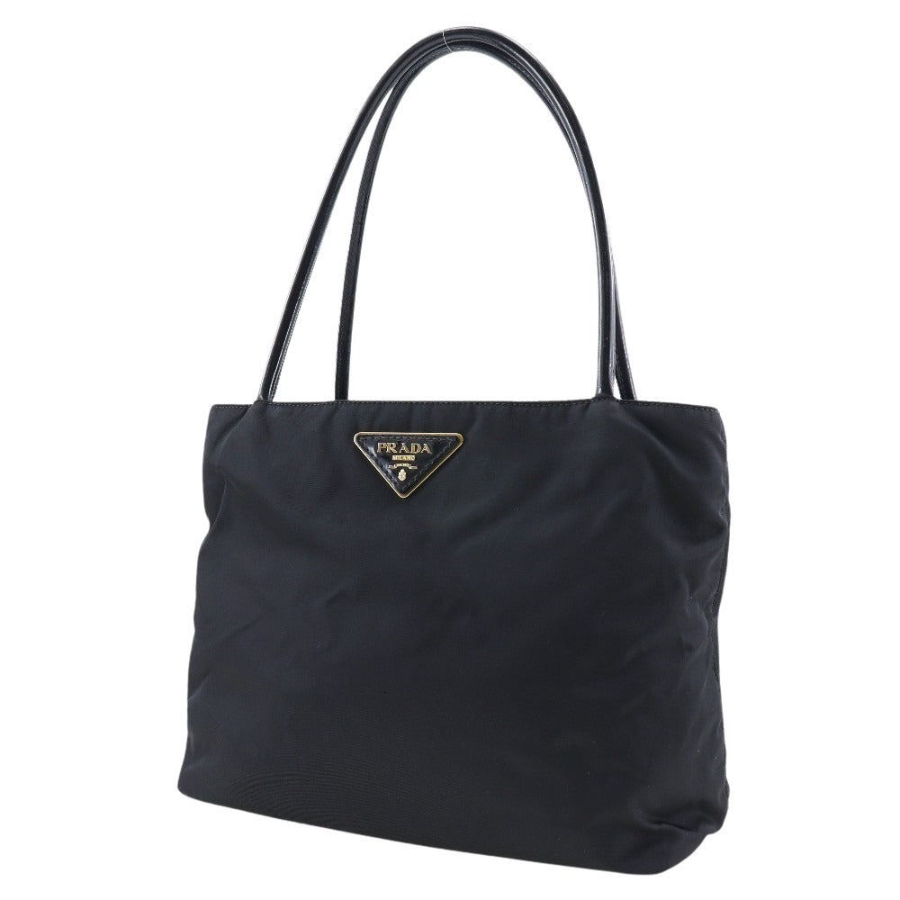 PRADA Tote Bag Nylon, enamel black Women