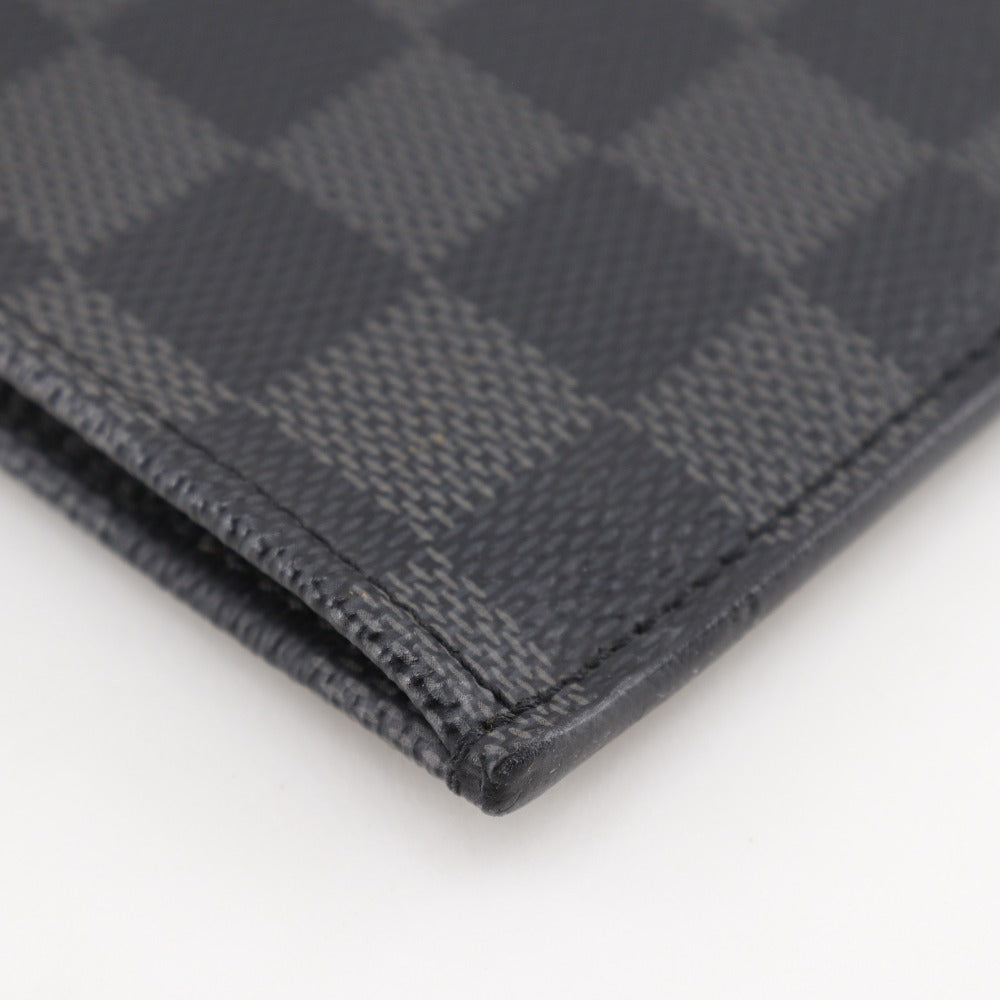 LOUIS VUITTON Clutch bag N41501 Damier Grafitto Canvas black Pochette Jules GM mens