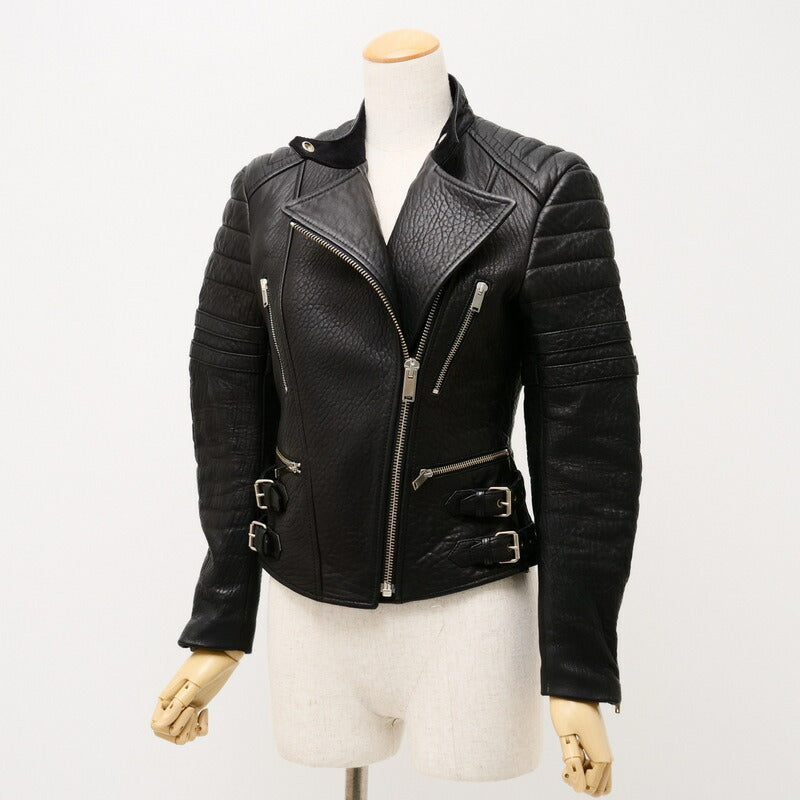 CELINE Jacket Genuine Leather black M