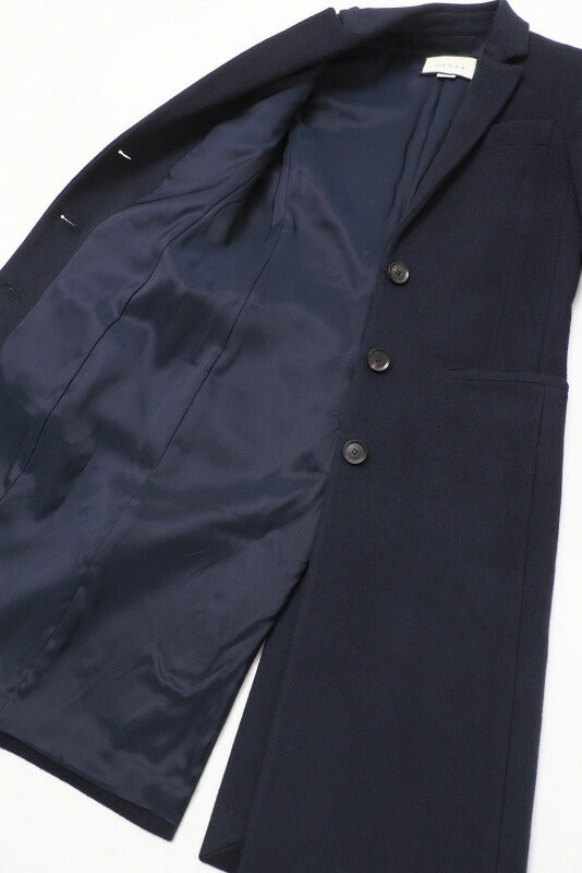GUCCI coat 455739 wool Navy Women 36