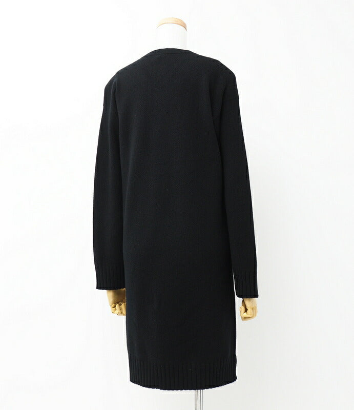 HERMES one piece 87-7702 cashmere black Women 36