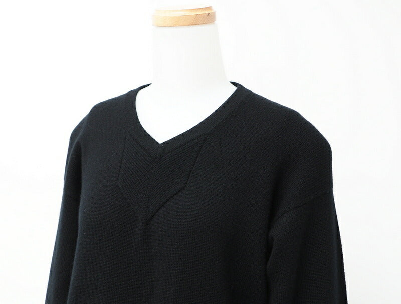 HERMES one piece 87-7702 cashmere black Women 36