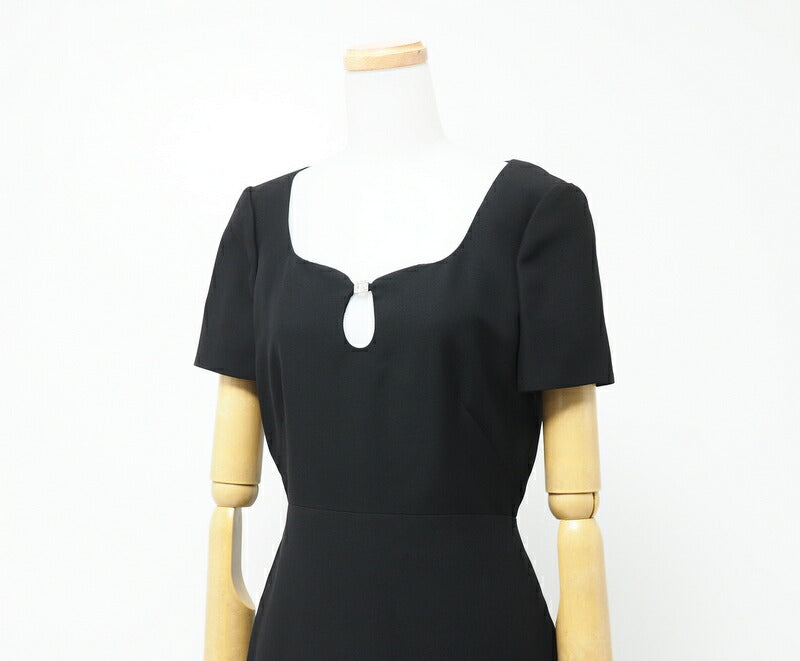 GUCCI one piece 631484 ZAD88 Outer: 54% silk, 46% wool / Lining: 73% acetate, 27% silk black Women 36