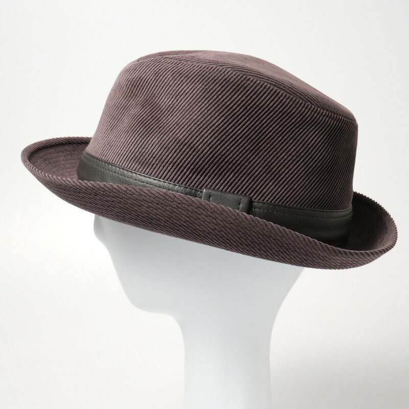 HERMES hat 2733 83% polyester, 17% nylon Purple / brown Women 59
