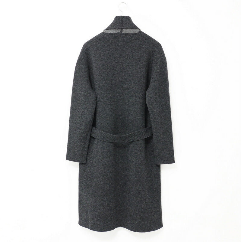 HERMES cardigan cashmere gray Women 44