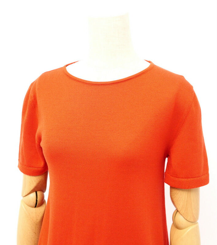 HERMES knit knit Orange type Women 34