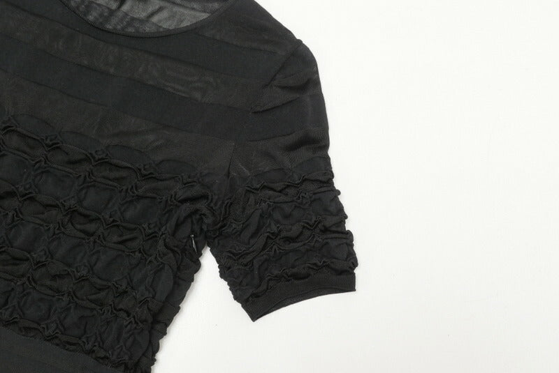 CHANEL knit P56249K07335 rayon, cotton black Women 38