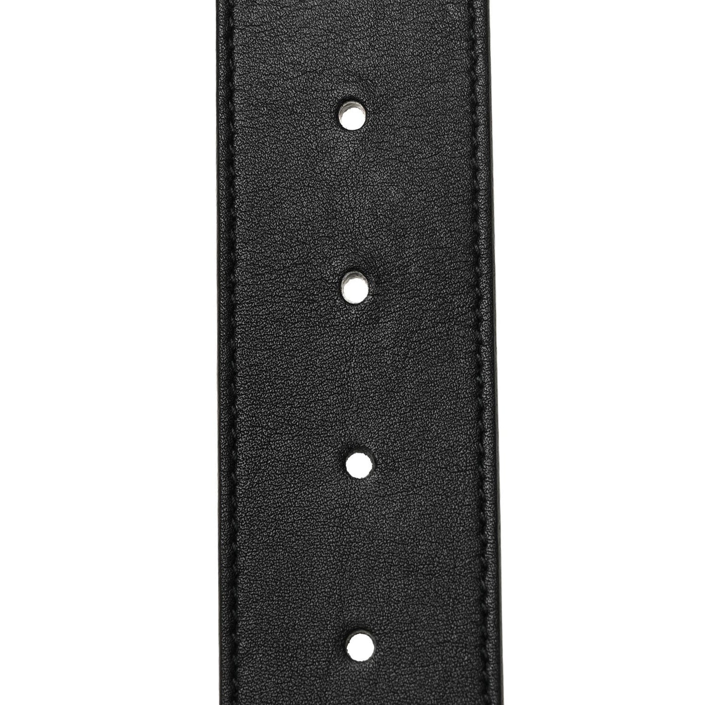 GUCCI GG CALFSKIN LEATHER CRYSTAL 40MM BELT
