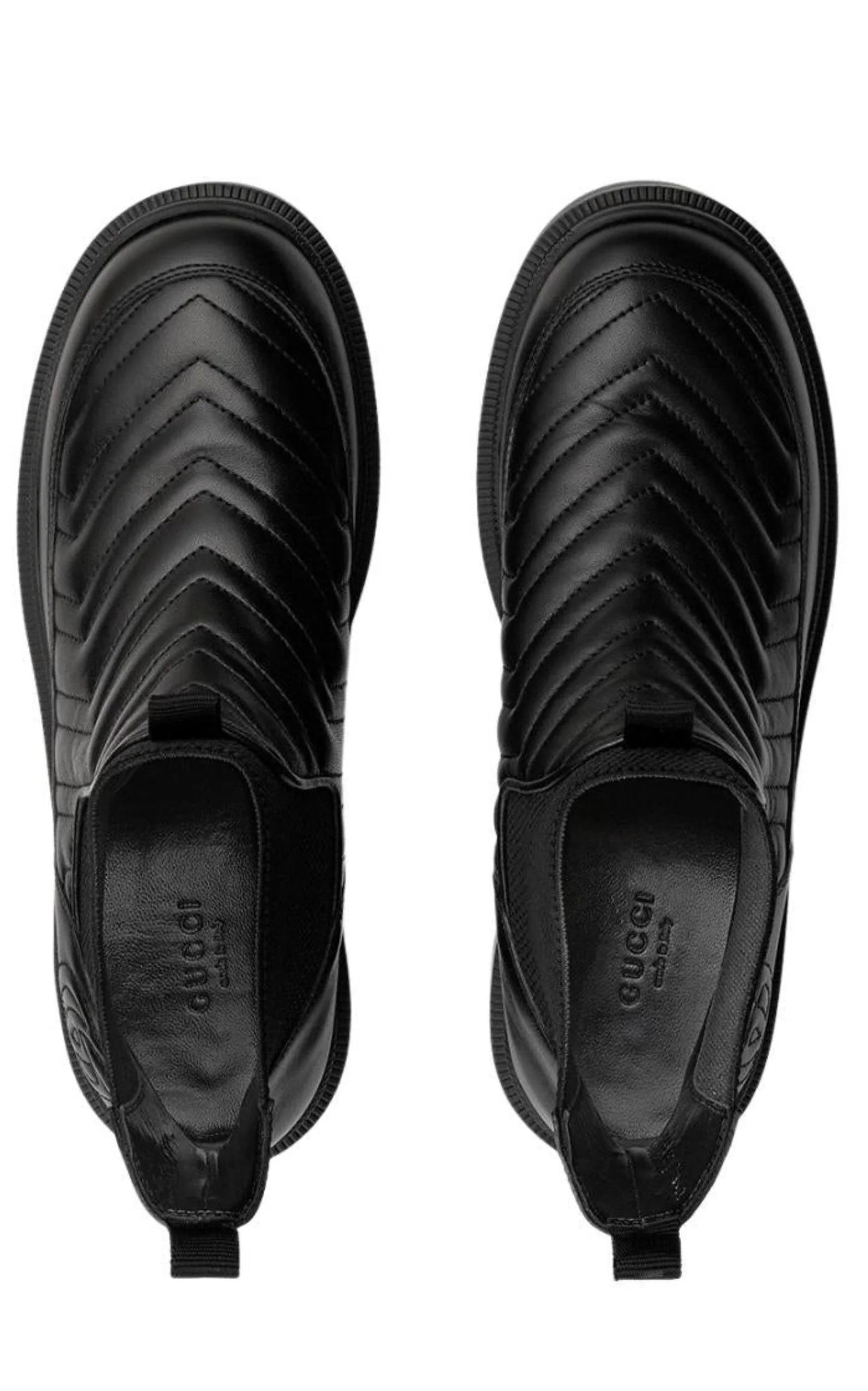 GUCCI FRANCES MatelassÃ©  CHELSEA BOOTS