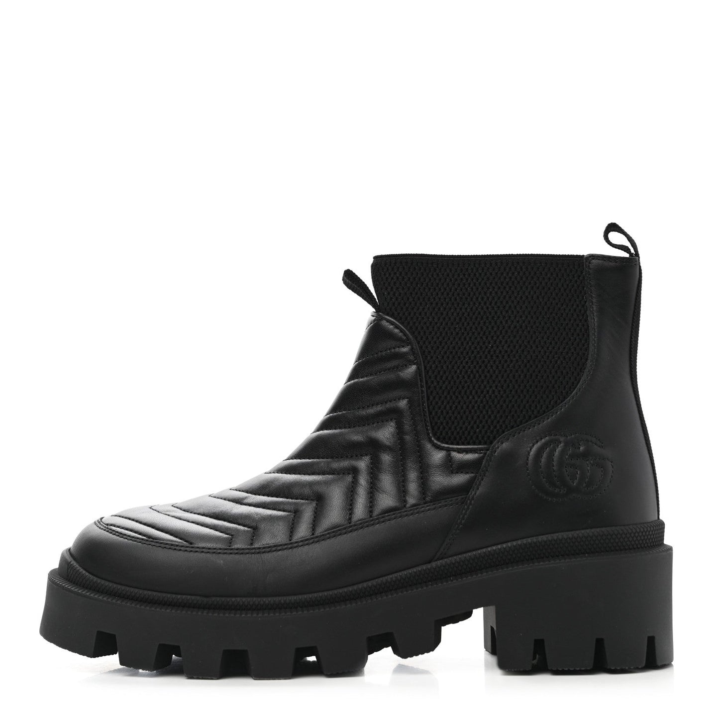 GUCCI FRANCES MatelassÃ©  CHELSEA BOOTS