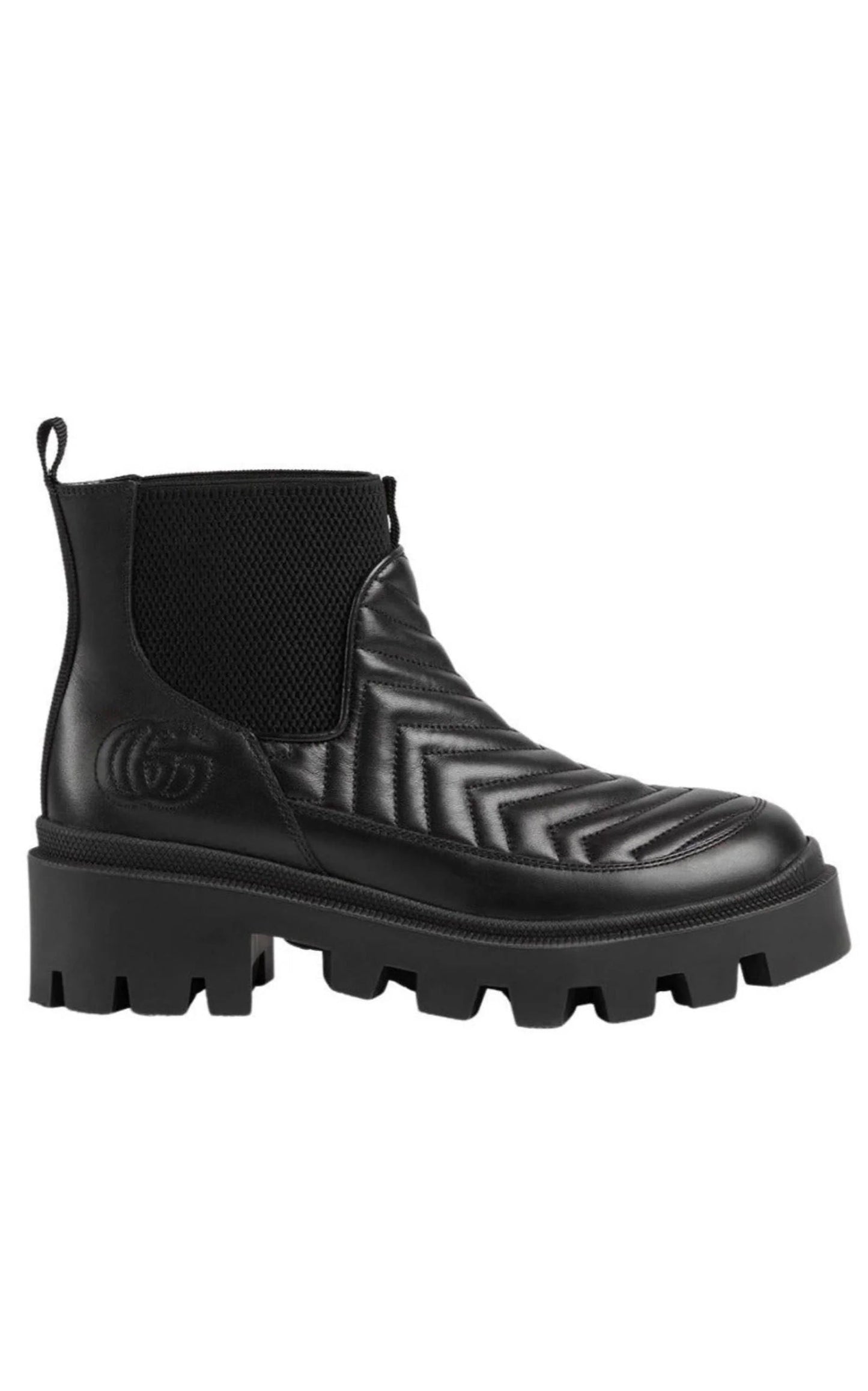 GUCCI FRANCES MatelassÃ©  CHELSEA BOOTS
