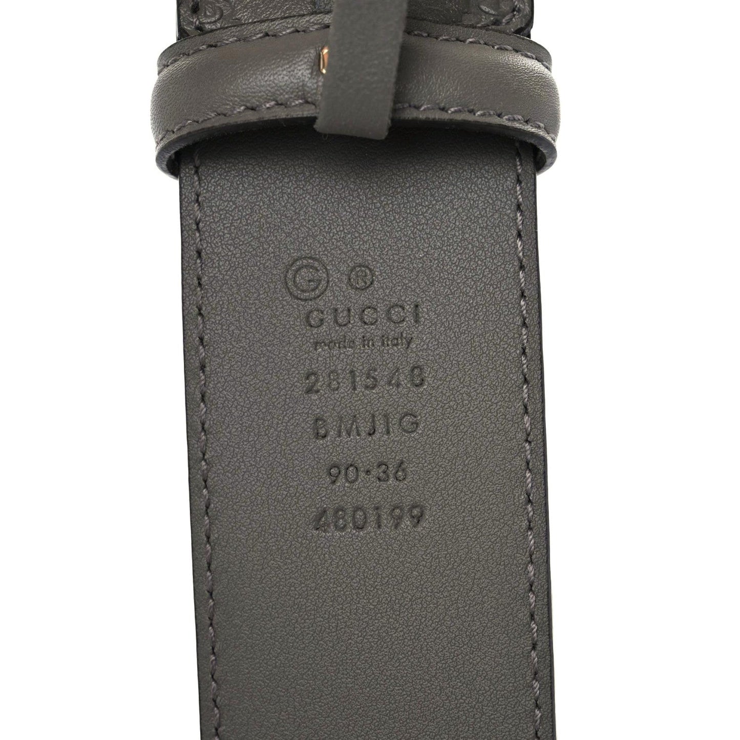 GUCCI GG MICROGUCCISSIMA LEATHER BELT