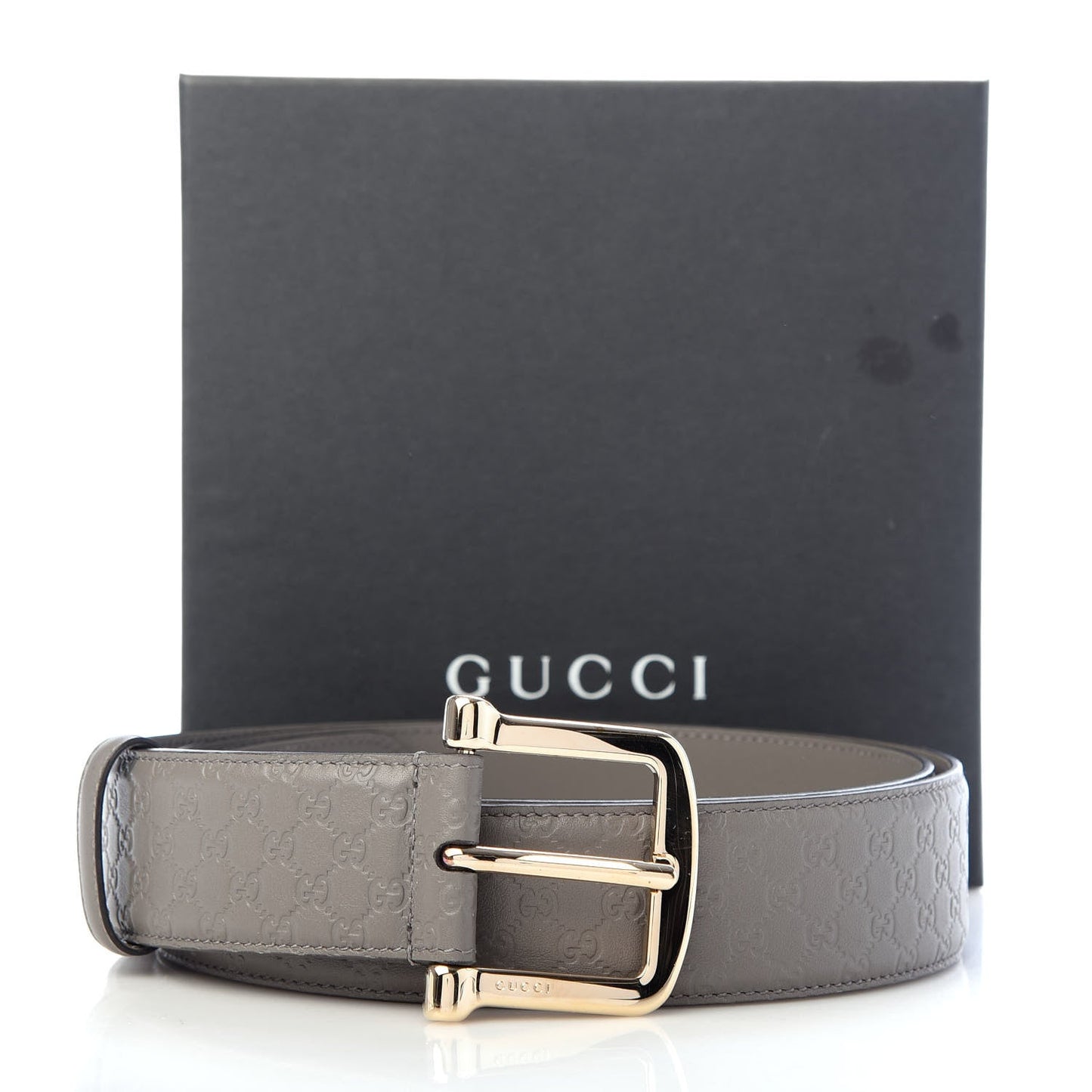 GUCCI GG MICROGUCCISSIMA LEATHER BELT
