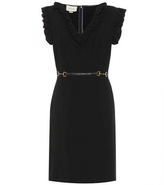 GUCCI HORSEBIT CrÃªpe DRESS