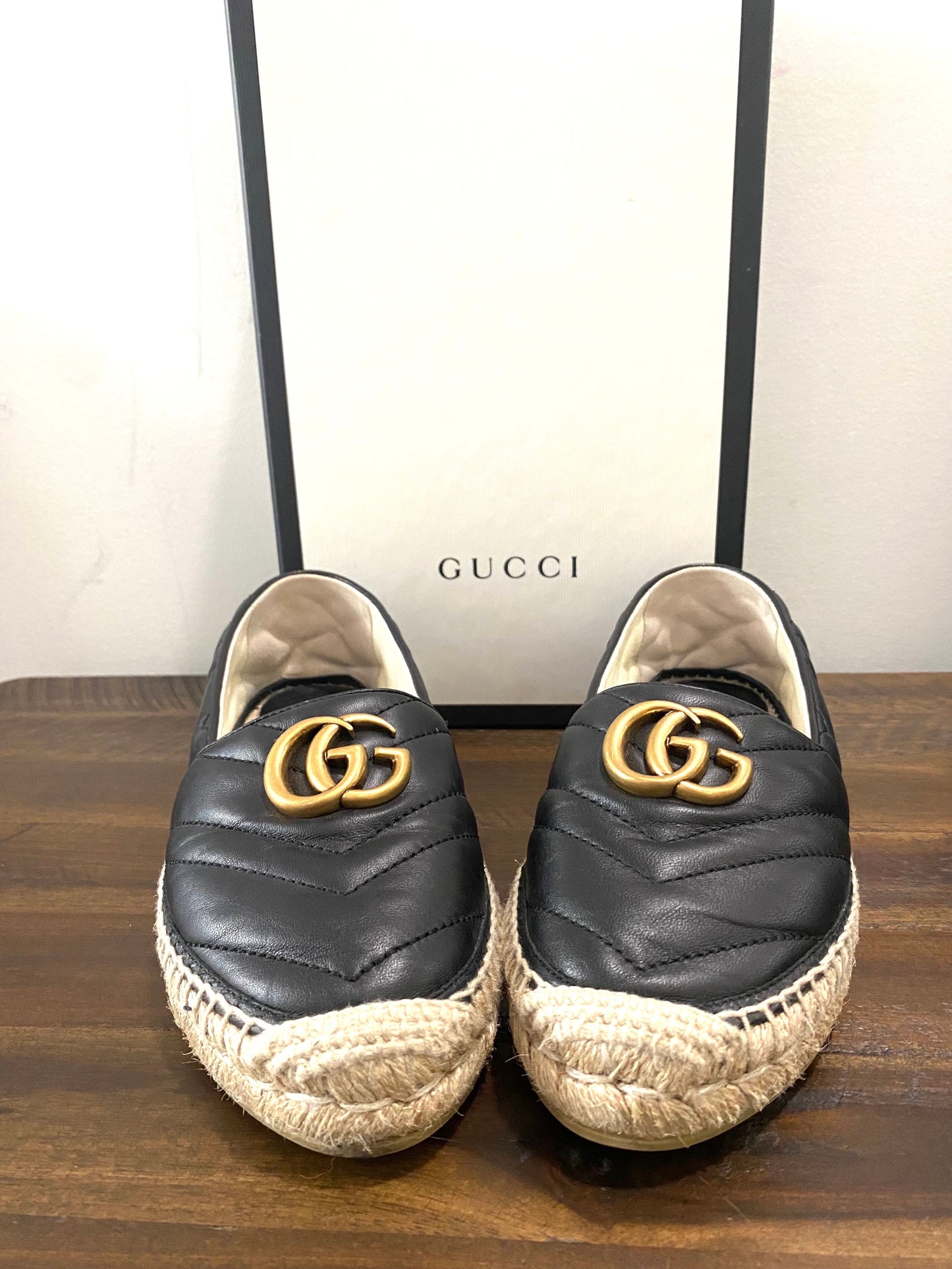 GUCCI GG MatelassÃ© ESPADRILLES