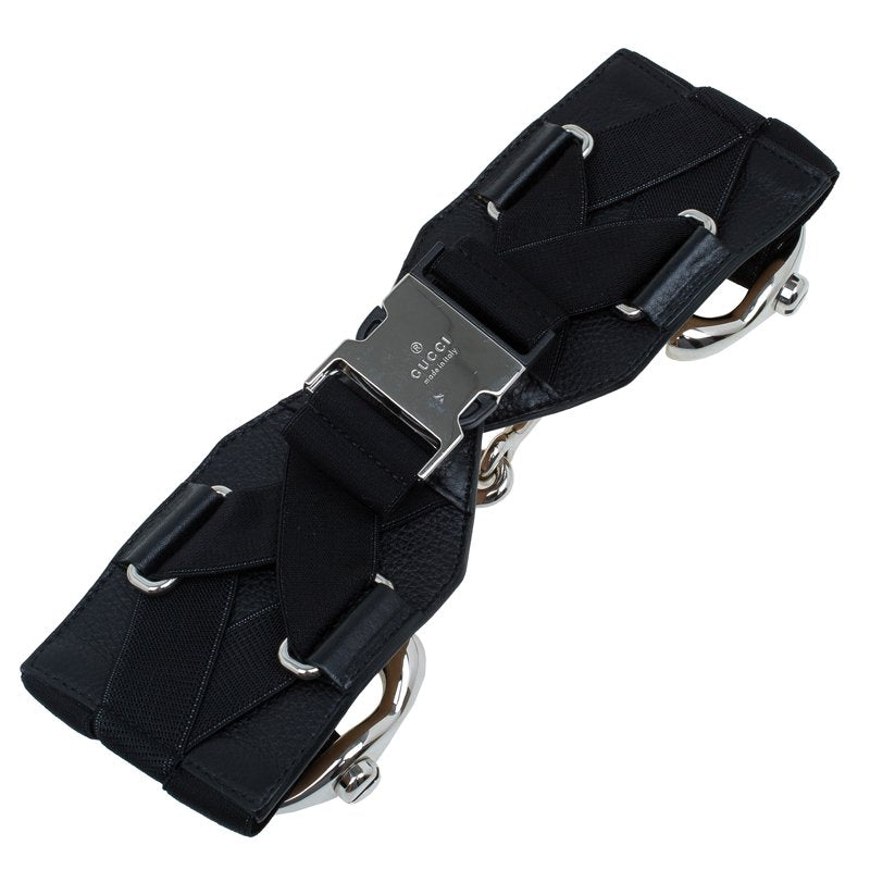 GUCCI VINTAGE HORSEBIT LEATHER BELT