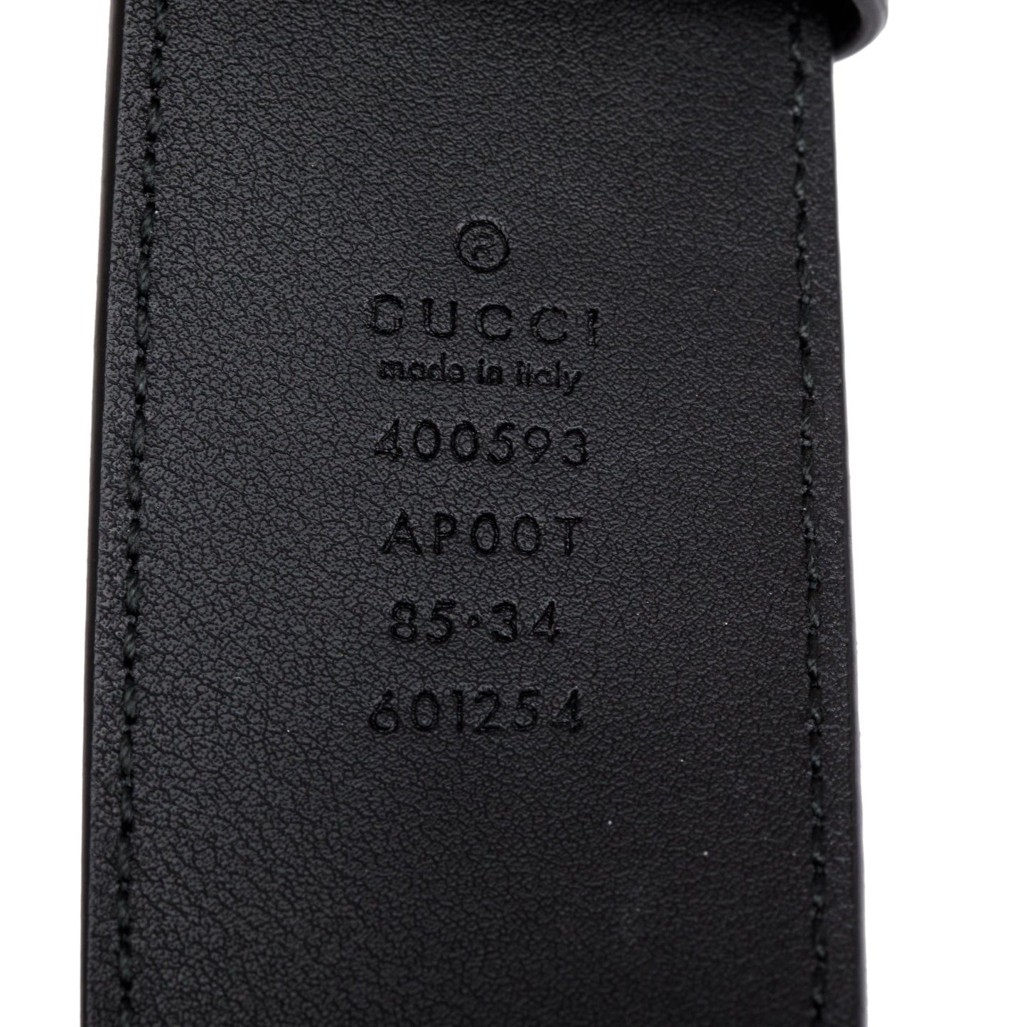 Gucci 2015 Re-Edition Black Wide Leather Belt 85 34