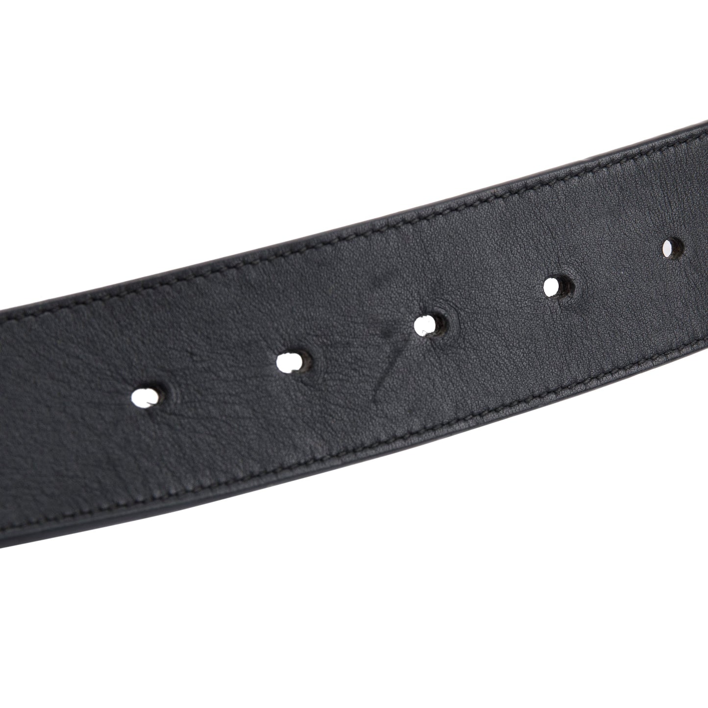 Gucci 2015 Re-Edition Black Wide Leather Belt 95 38