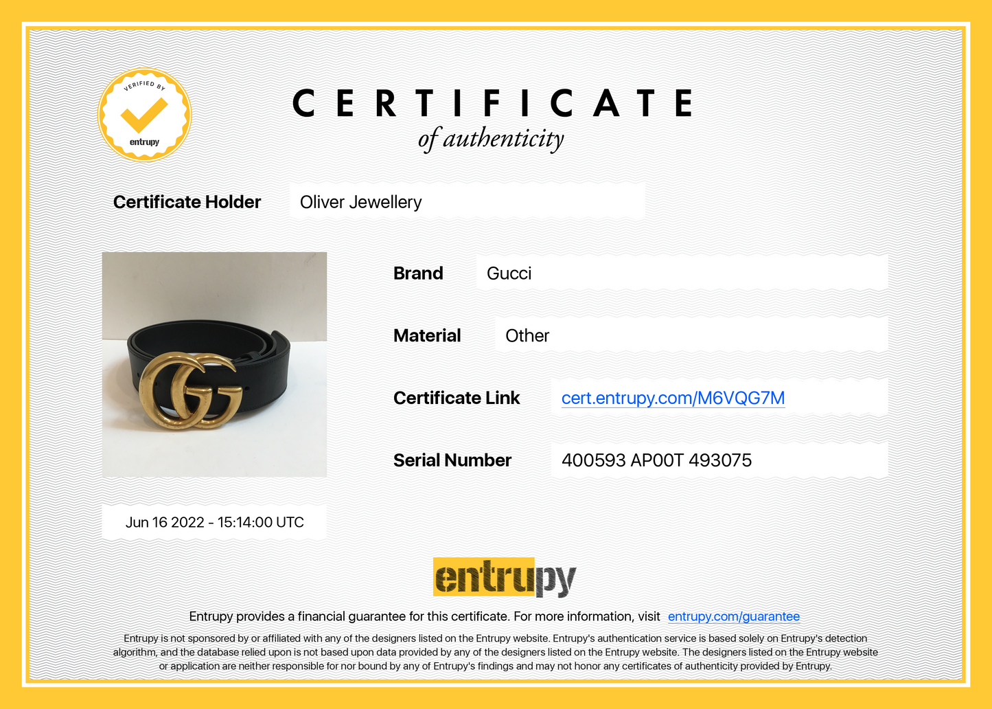 Gucci 2015 Re-Edition Wide Leather Belt