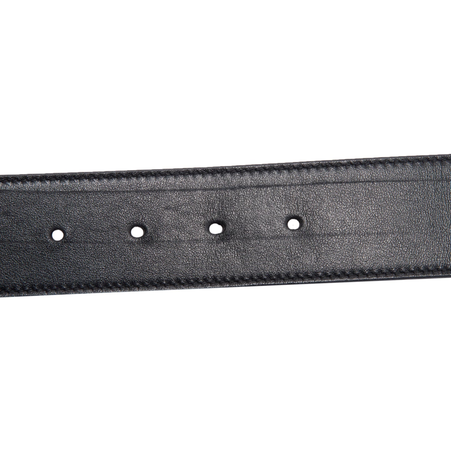 Gucci 2015 Re-edition Wide Leather Belt with Double G Buckle