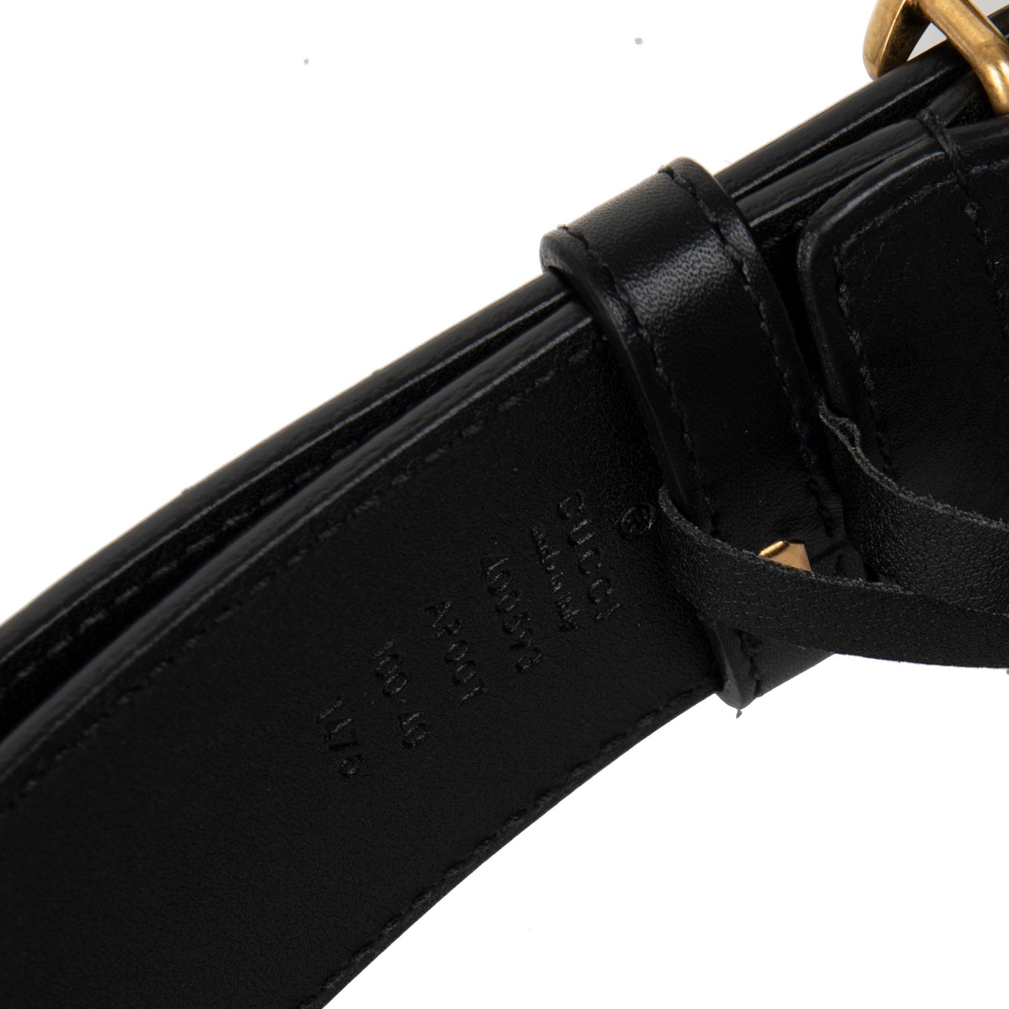 Gucci 2015 Re-edition Wide Leather Belt with Double G Buckle