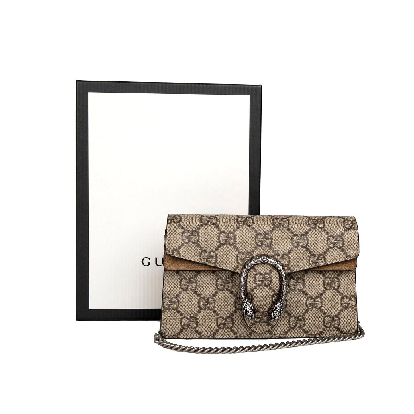 Gucci 2021 Dionysus GG Supreme Super Mini Bag